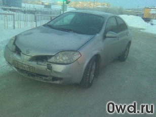 Битый автомобиль Nissan Primera