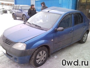 Битый автомобиль Renault Logan